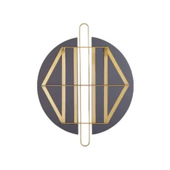 Beliani Wandspiegel ATTIN - Goud Ijzer 3 Beliani Wandspiegel ATTIN - Goud Ijzer -Beliani f7f44ed63c3849cdbf174cca48d30167