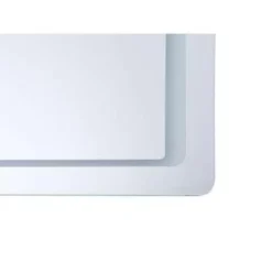 Beliani Badkamerspiegel WASSY - Zilver Glas -Beliani fadbc861797241dfafa3a72fa0f627d9