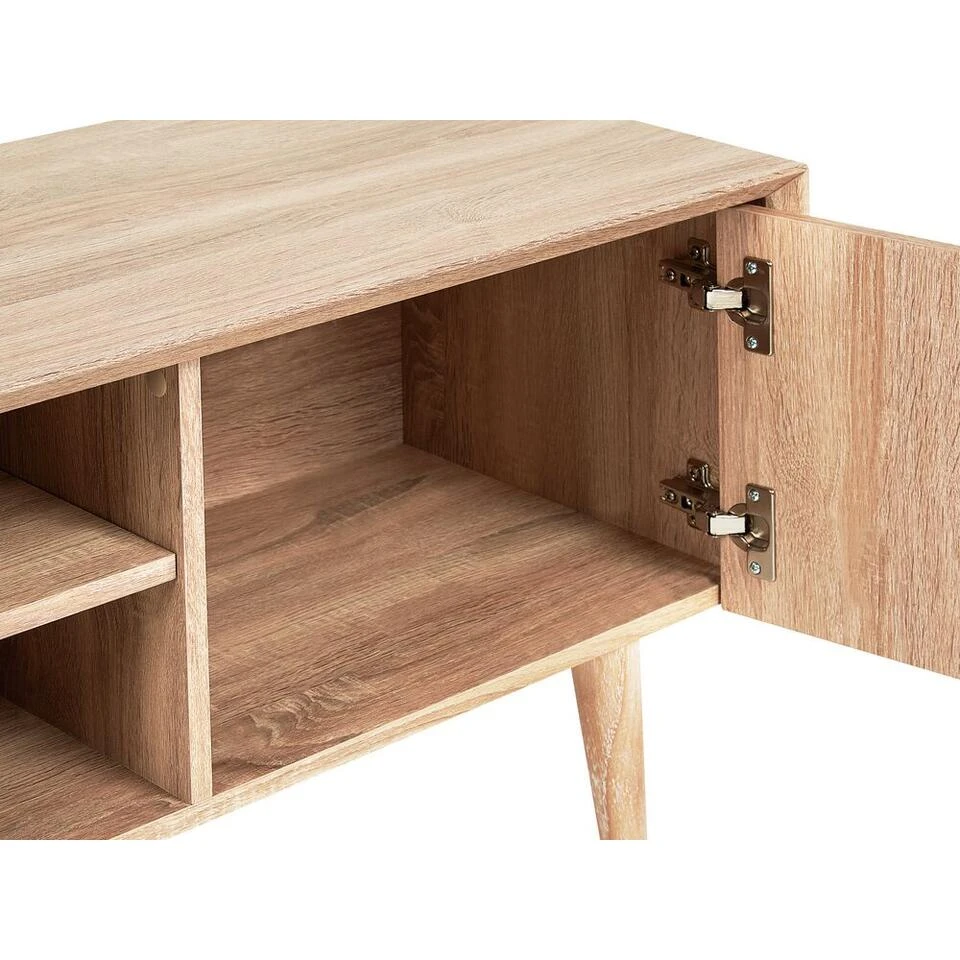 Beliani TV-kast FRANKLIN - Lichte Houtkleur Spaanplaat Beliani TV-kast FRANKLIN - Lichte Houtkleur Spaanplaat -Beliani fafb92f3e7e64c6496ee71e29b48afae