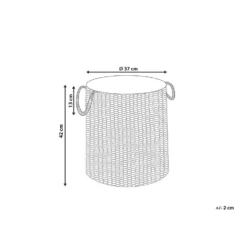 Beliani Mand MANNAR - Zwart Katoen -Beliani fbcbc02a1cf14920b06dd14d04d69d08